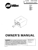 Miller JH234365 Owner's manual
