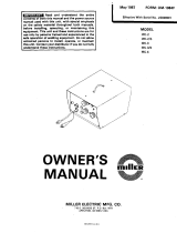 Miller JG026501 Owner's manual