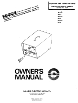Miller JB500118 Owner's manual