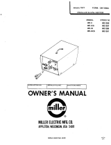 Miller WC-2 Owner's manual