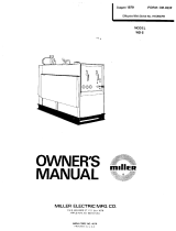 Miller HK284791 Owner's manual