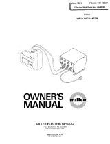 Miller Weld Oscillator Owner's manual