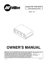 Miller WP-1 Owner's manual