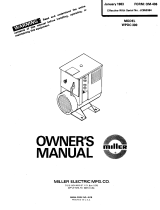 Miller JC650364 Owner's manual