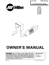 Miller WT-1515 Owner's manual