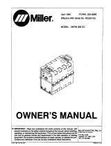 Miller KC224125 Owner's manual