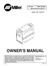 Miller KB071619 Owner's manual