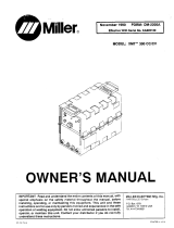 Miller XMT 300 CC/CV Owner's manual