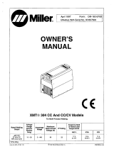 Miller XMT 304 CC AND CC/CV CE (400 V) Owner's manual