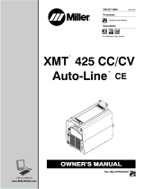 Miller XMT 425 CC/CV AUTO-LINE CE 907557002 Owner's manual