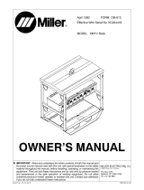 Miller XMT 8-RACK Owner's manual