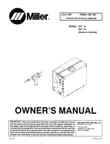 Miller XR CONTROL AND XR A GUN Owner's manual