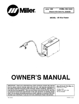 Miller XR-15 Owner's manual