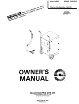 Miller JF858383 Owner's manual
