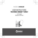 Widex UNIQUE FUSION User Instructions