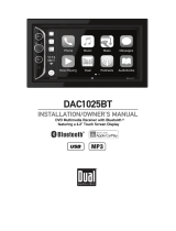 Dual DAC1025BT DVD Multimedia Receiver Owner's manual