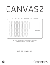 Goodmans CANVAS2 CANVASSTE User manual