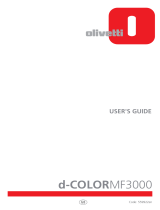 Olivetti d-Color MF3000 Owner's manual