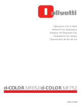 Olivetti d-Color MF652 - MF752 Owner's manual