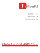 Olivetti d-Color MF652 - MF752 Owner's manual