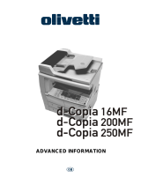 Olivetti d-Copia 250MF User manual
