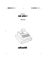 Olivetti ECR 6920 User manual