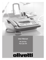 Olivetti Fax-Lab 275 Lidl Owner's manual