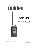 Uniden BCD325P2 User manual