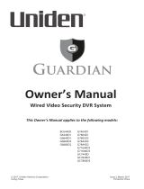 Uniden G6840D1 Owner's manual