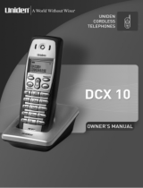 Uniden DCX10 Owner's manual