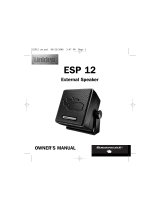 Uniden ESP12 Owner's manual