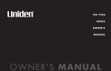 Uniden EXI7246B User manual