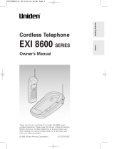 Uniden EXI8600 Owner's manual