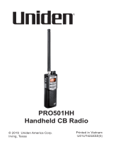 Uniden PRO501HH Owner's manual