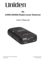 Uniden R3 User manual