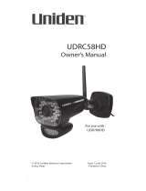 Uniden UDRC58HD Owner's manual