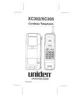 Uniden XC302W Owner's manual