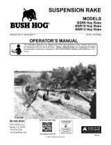 Bush Hog Hay Rake User manual