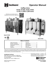 Cecilware FE200 Operating instructions