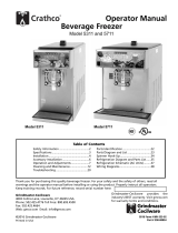 Crathco 5000 Series Crathco® Barrel Freezer Operating instructions