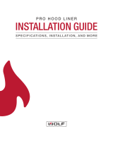 Sub-Zero PL342212 Installation guide