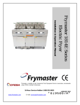 Frymaster 1814E User manual