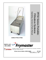 Frymaster PF50 Portable Filters Owner's manual