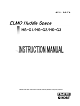Elmo Huddle Space HS-G3 User manual