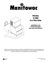 Manitowoc Ice Q Model Marine Q0600M Installation guide