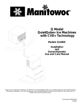 Manitowoc Q Model QuietQube Q1400C User manual