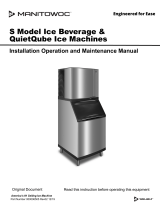 Manitowoc S Model and Ice/Beverage QuietQube Installation guide