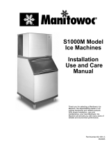 Manitowoc Ice S1000M User manual