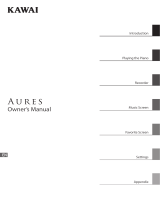 Kawai ATX2-f Owner's manual