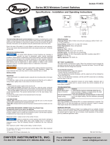 Dwyer Series MCS User manual